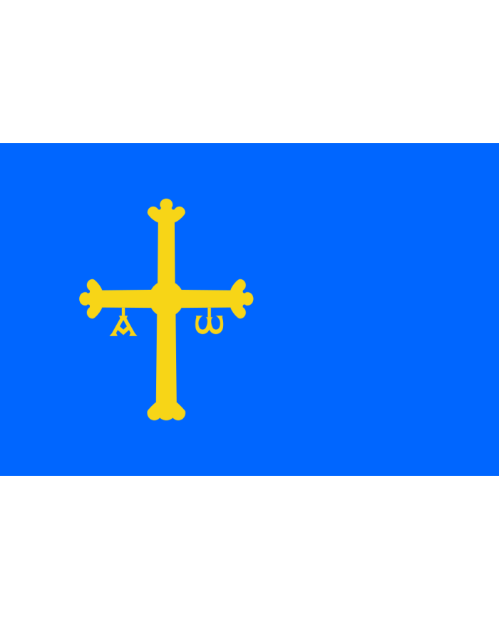 Bandera Asturias exterior
