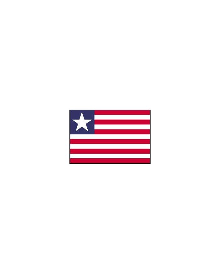 Bandera Liberia 10 x 15 cm.