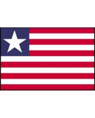 Bandera Liberia 10 x 15 cm.