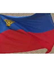 Bandera Liechtenstein exterior