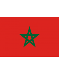 Bandera Marruecos 10 x 15 cm.