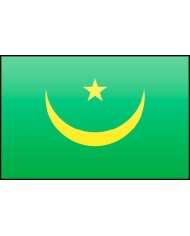 Bandera Mauritania 10 x 15 cm.