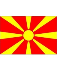 Bandera Macedonia 10 x 15 cm.