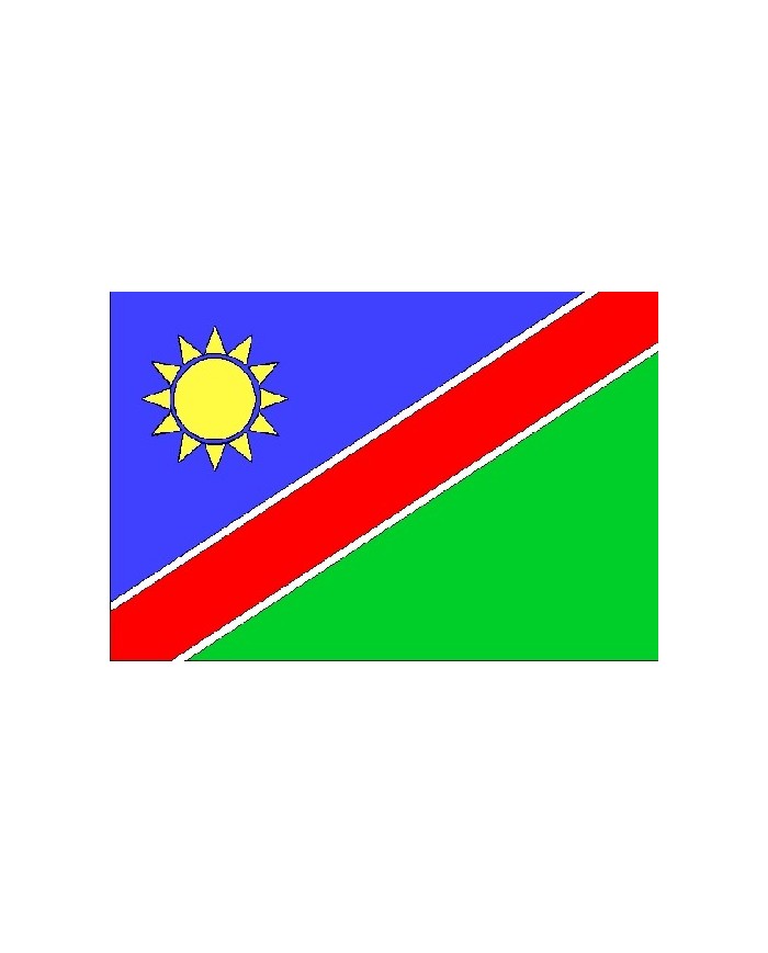 Bandera Namibia 10 x 15 cm.