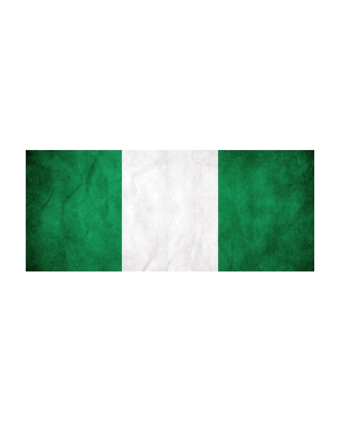Bandera Nigeria 10 x 15 cm.