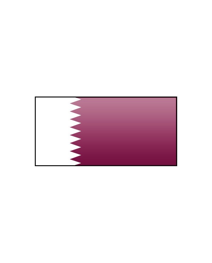 Bandera Qatar 10 x 15 cm.