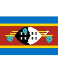 Bandera Swazilandia 10 x15 cm.