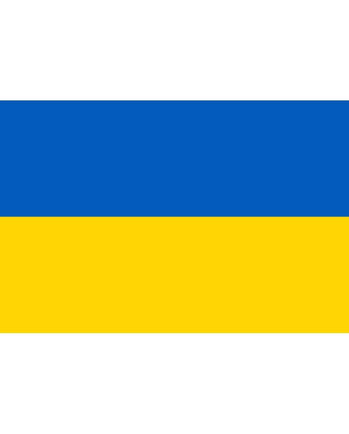 Bandera Ucrania 10 x 15 cm.
