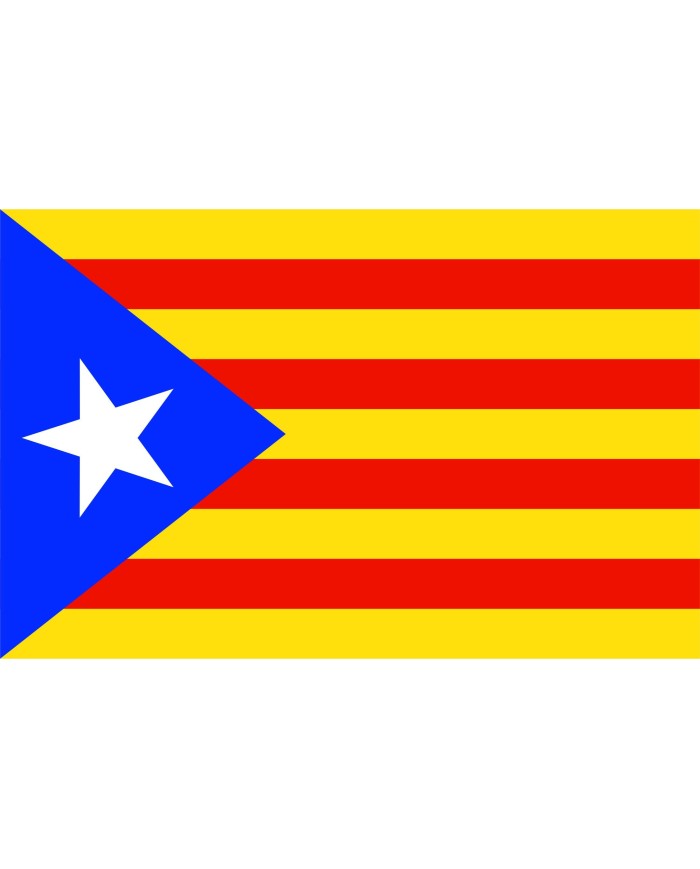 Bandera estelada cataluña independentista