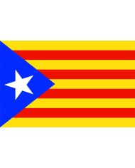 Bandera estelada cataluña independentista