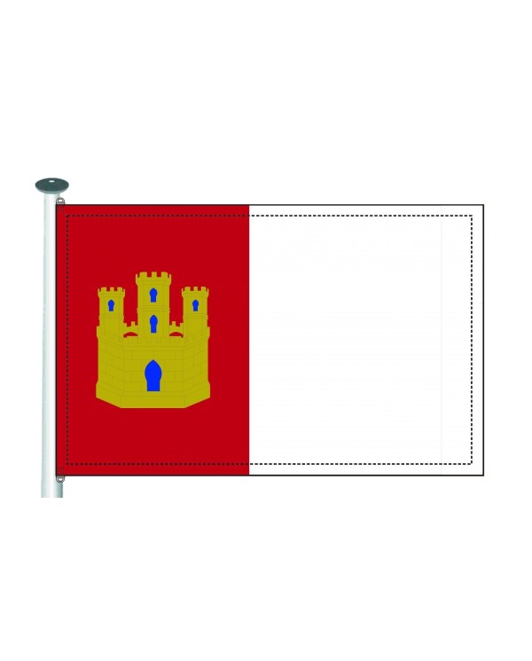 Bandera Castilla-La Mancha exterior