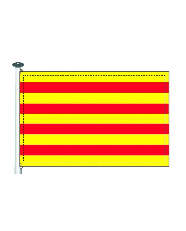 Bandera Cataluña exterior