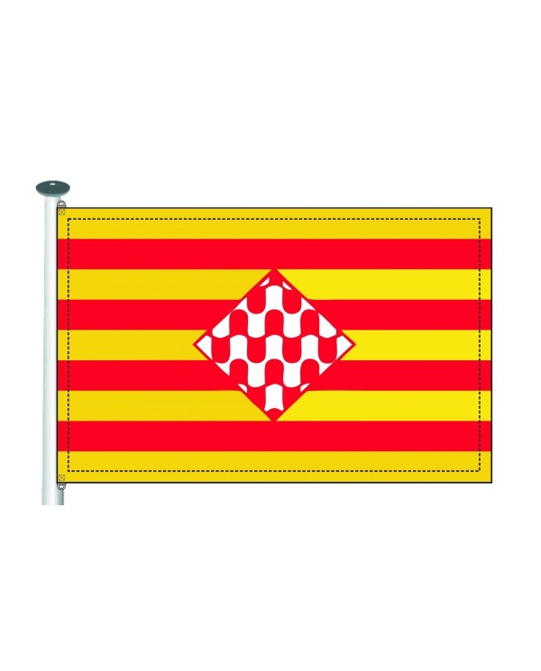 Bandera Diputación de Gerona