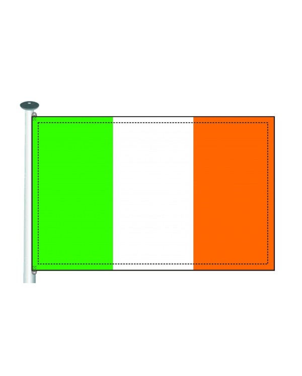 Bandera Irlanda 10 x 15 cms.