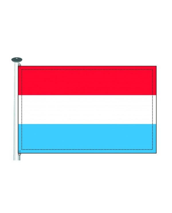 Bandera Luxemburgo 10 x 15 cms.