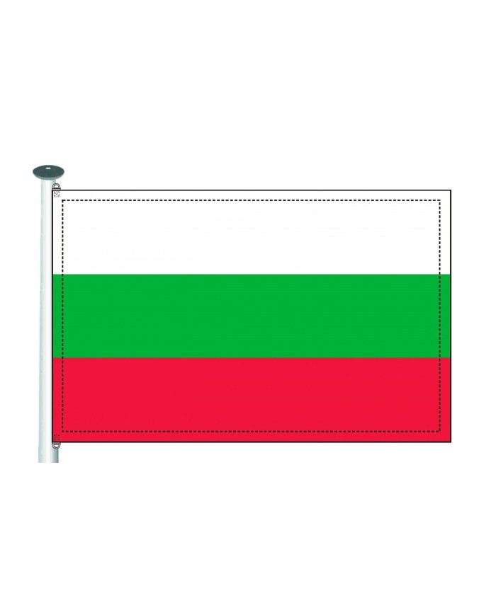 Bandera Bulgaria 10 x 15 cms.