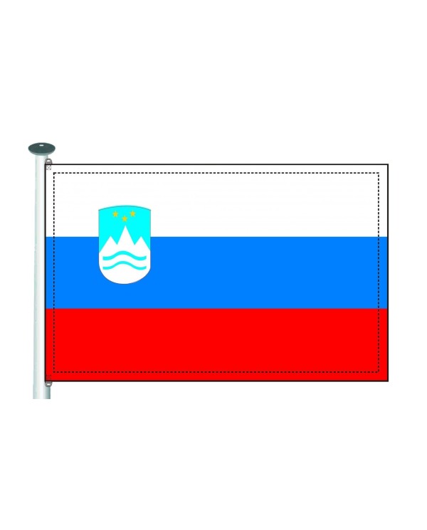 Bandera Eslovenia 10 x 15 cms.