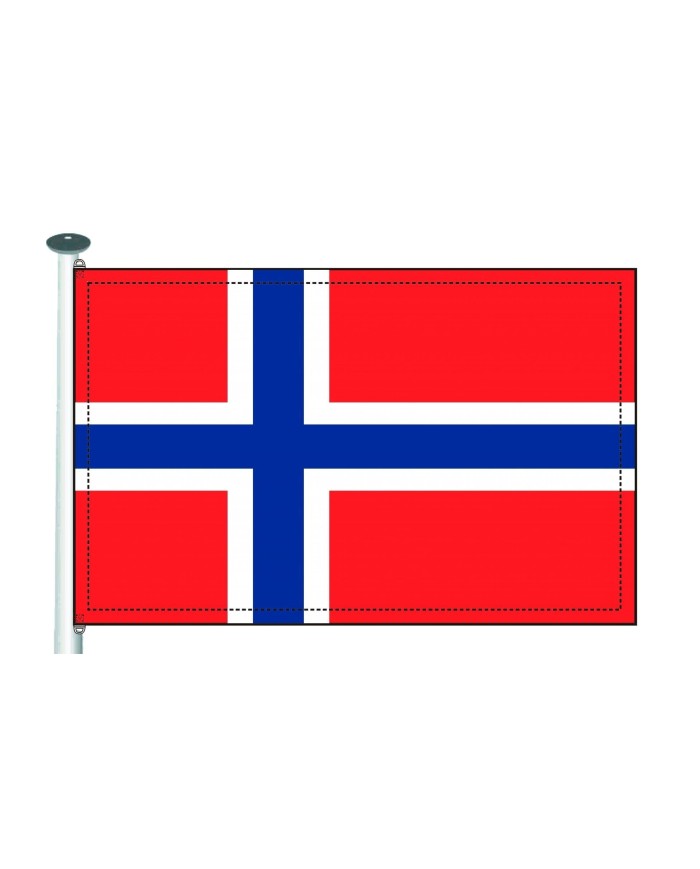Bandera Noruega 10 x 15 cms.