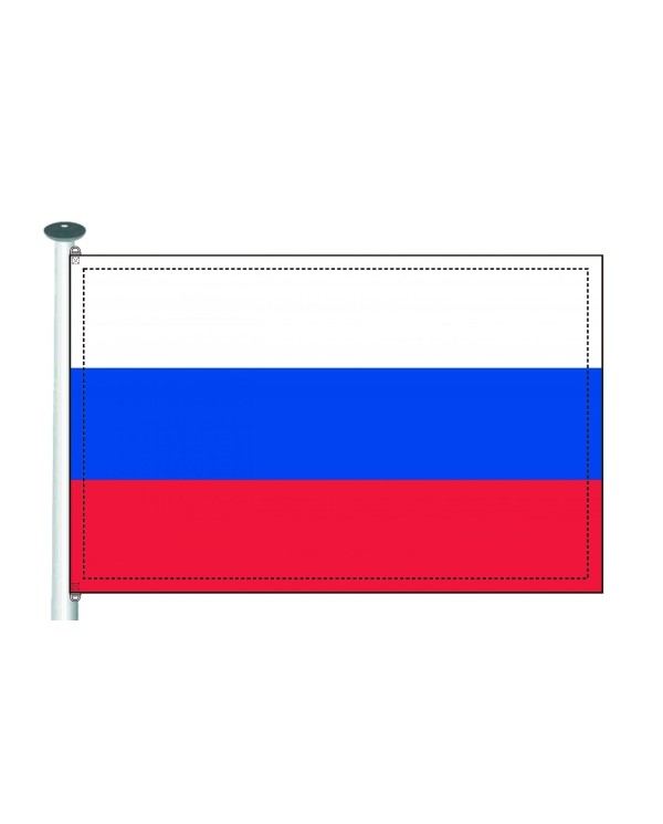 Bandera Rusia 10 x 15 cm.