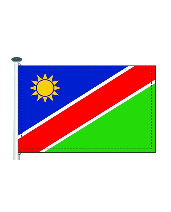 Bandera Namibia 10 x 15 cm.