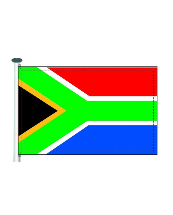 Bandera Sudáfrica 10 x 15 cm.