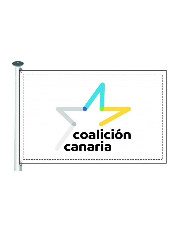 Bandera Coalición Canaria