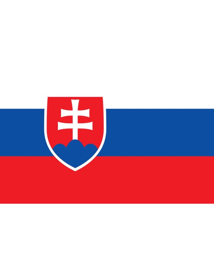 Bandera Eslovaquia 10 x 15 cms.
